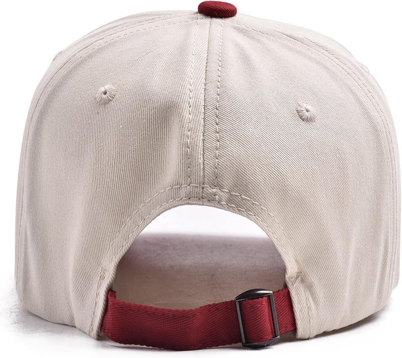 Erying Christmas Trucker Hat for Women Men Two Tone Vintage Embroidered Baseball Cap Funny Gift - Image 5